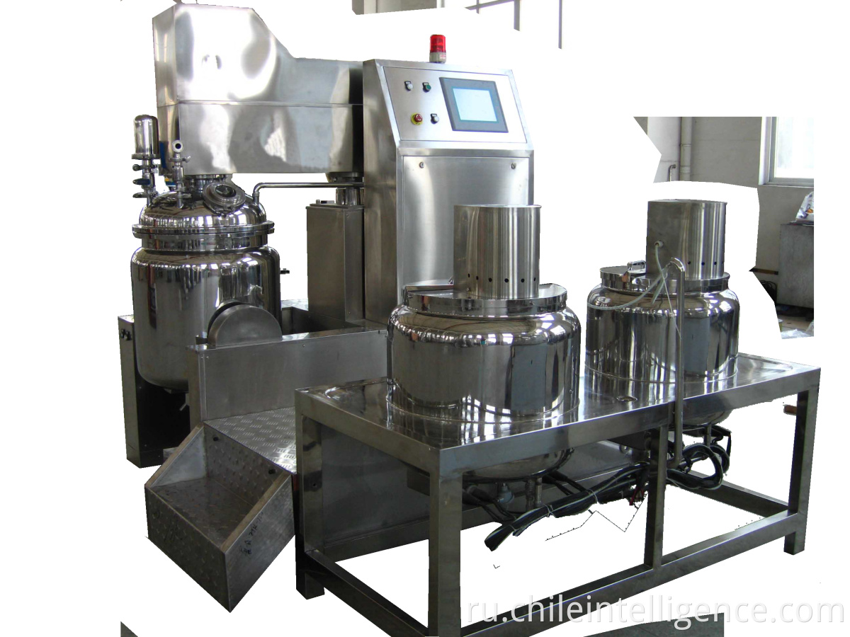 Группа вакуумных эмульгаторов CLZJR 150L широко используется для гранулирования, эмульгирования, смешивания, смешивания и диспергирования материалов.